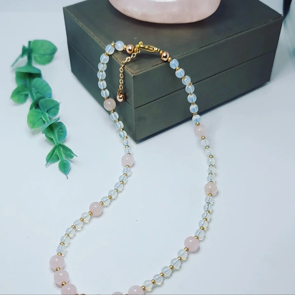 Rose Quartz necklace - Picture 4 of 4